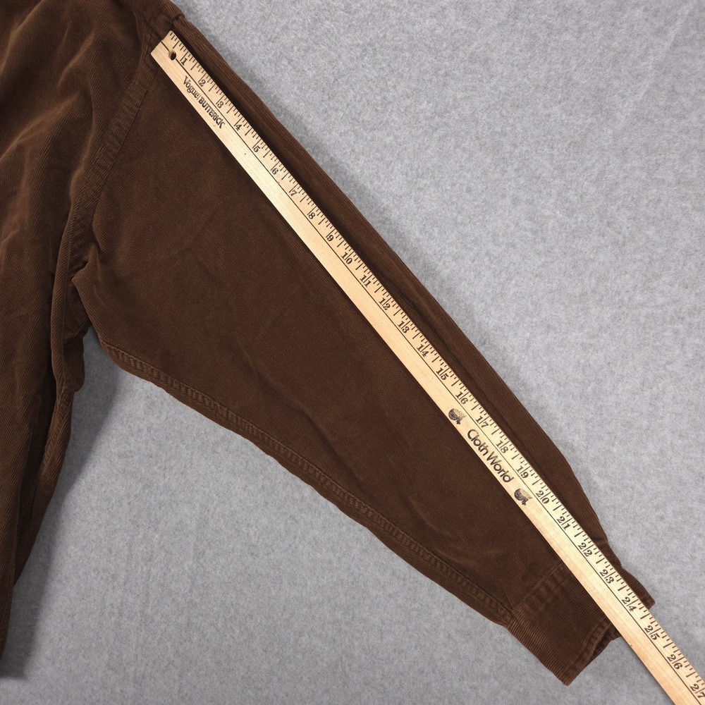 Ralph Lauren Blaire Mens Size XL Brown Corduroy Casual Shirt Academia - Picture 11 of 11